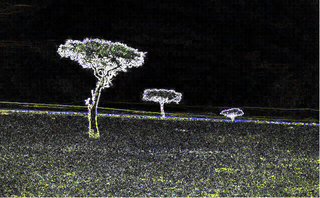 Un autre paysage traîté avec reconnaissance des bords