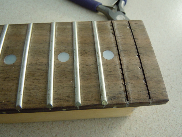 Removing the first frets